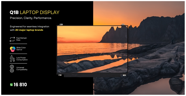 laptop display